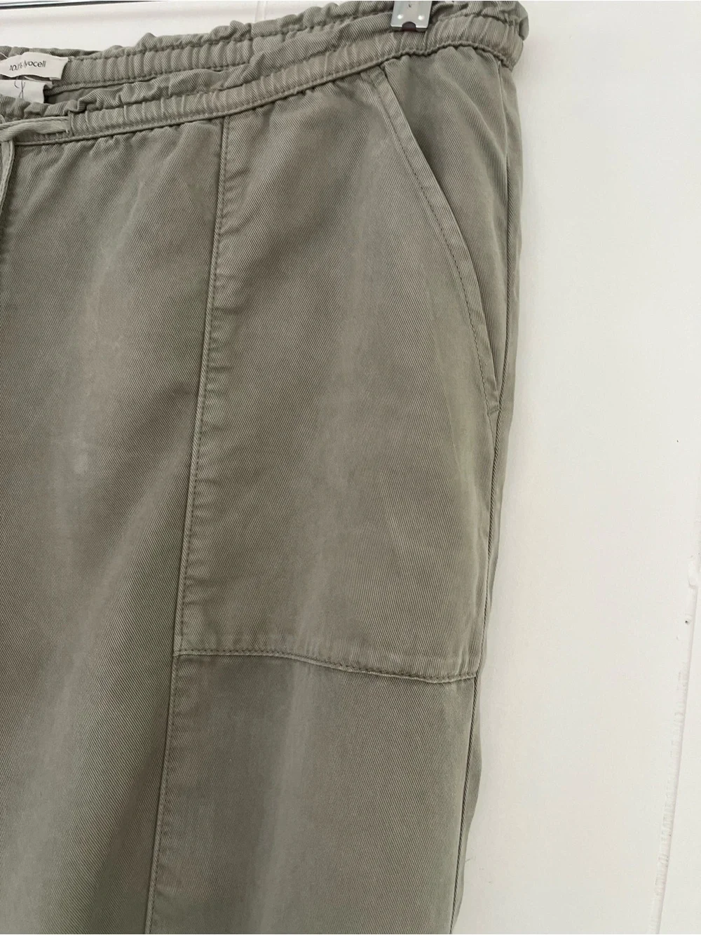 Joie 100% Lyocell Lagenlook Vacation Light Weight Wide Leg Pants Size XL - Picture 8 of 11